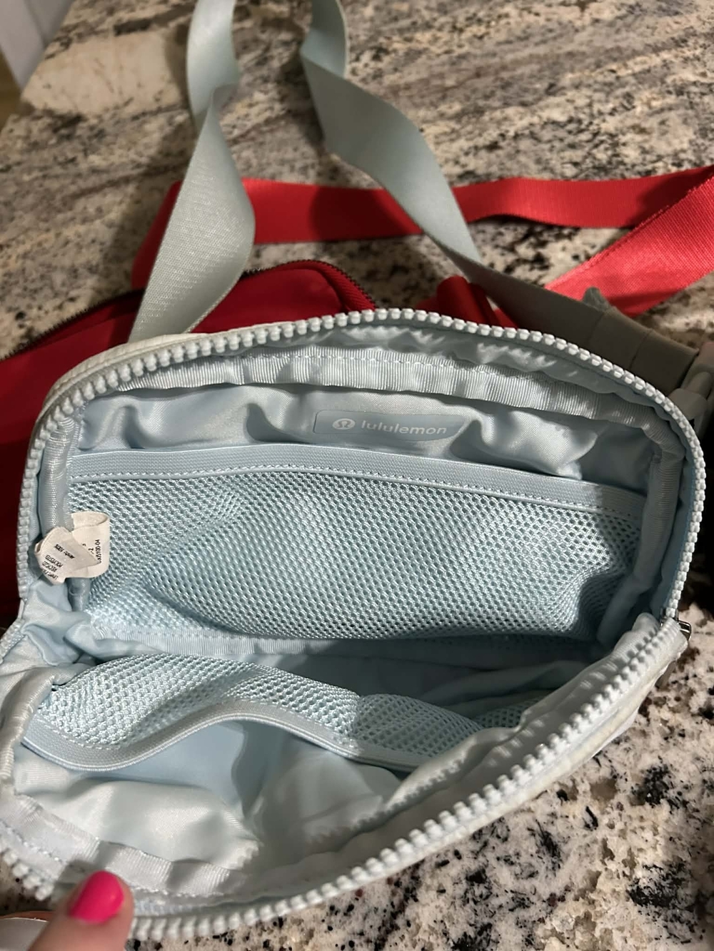 lululemon Pale Blue Sling Bag - Picture 2 of 2